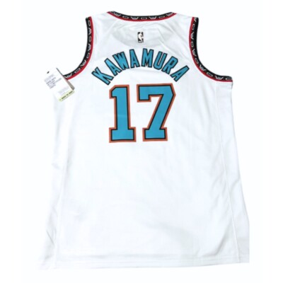 Vancouver Grizzlies Kawamura 17 ジャージXL MEN Grizzlies Yuki Kawamura #17 Green Embroidered Jersey All