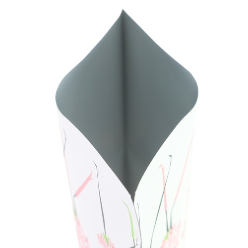 100/500 Matte White w. Flower Girl Design Smell Proof Beauty Packaging Bags - Picture 6 of 6