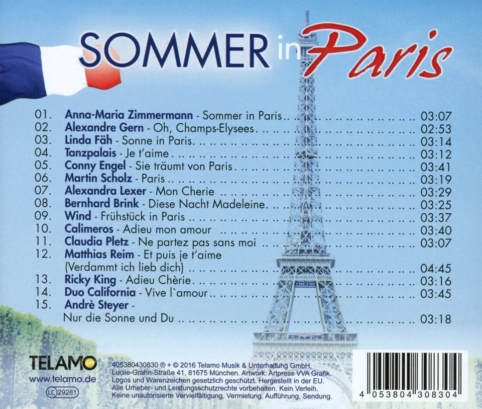Various Sommer in Paris (CD) - Image 2 of 2