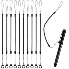 10 Pcs Elastic Lanyard Tether, Retractable Pen Holder Leash with Chain,