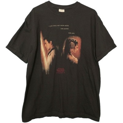 Starwar espisode II attack clones padme jede anakin skywalker movie tshirt