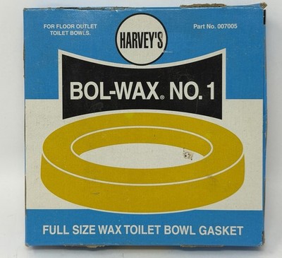 Harvey's Bol-Wax No.1 007005 Polyethylene Wax Ring (Pack of 2)