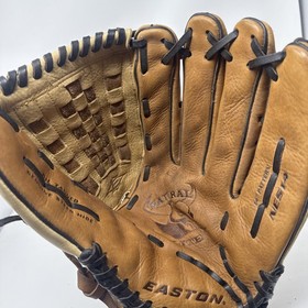 Guanto Easton Softball NES 14" Natural Elite Originale Pro Steer Hide RHT Olio Tan 