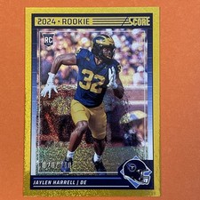 2024 Score Jaylen Harrell #385 RC Tennessee Titans Gold Dot Exclusive # 020/240