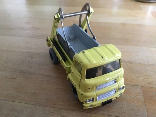 VINTAGE 966 MAREL MULTI BUCKET UNIT TRUCK TROLLY DINKY TOYS ENGLAND MECCANO 1960