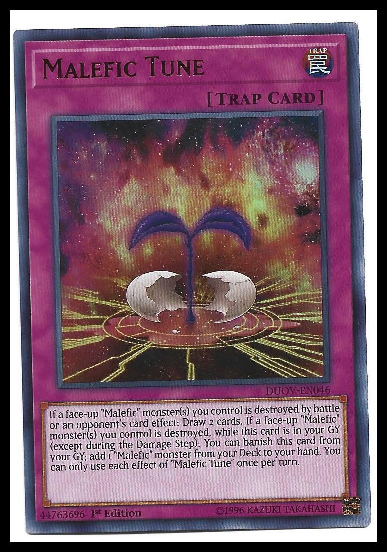 Malefic Tune DUOV-EN046 Ultra Rare Duel Overload Yu-Gi-Oh! Near Mint NM [Y]
