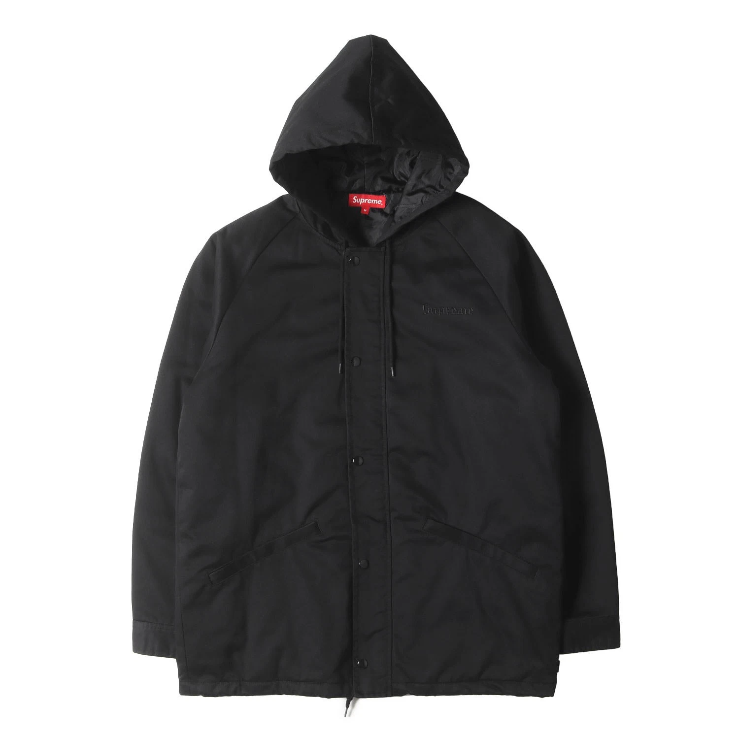 Veste matelassée noire Supreme Sabbath à capuche M T/C sergé noir