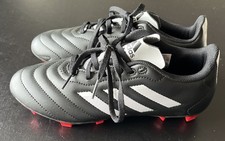 Adidas Goletto VIII FG Mens Size 6.5 Black White Running Leather Soccer Cleats
