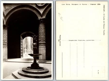 Cortile Del Palazzo Vecchio Firenze Italy Postcard
