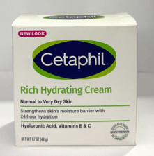 Cetaphil Rich Hydrating Night Cream For Face,With Hyaluronic Acid Very Dry Skin