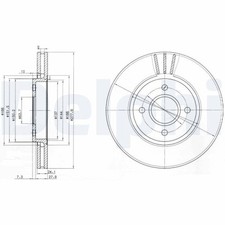 Disque de frein Ford SIERRA