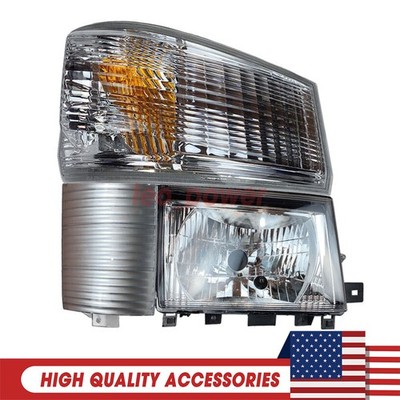 For 12-20 Mitsubishi Fuso FE RH Headlight & Corner Reflector & Turn Signal Lamp