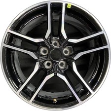 Ford Machined Black Mustang Factory Rim 18x8 2018-2023 Alloy Wheel Oem 10157