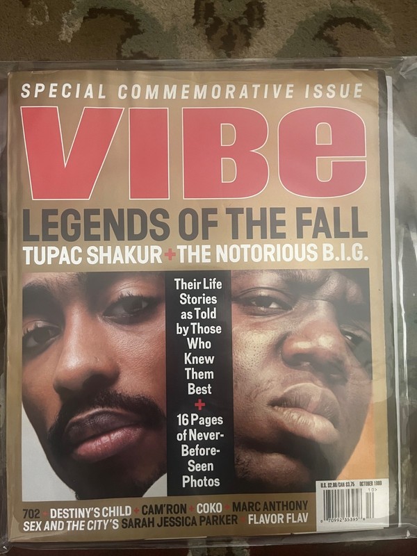 1999 VIBE Magazine 2Pac Biggie Notorious B.I.G. Commemorative Issue