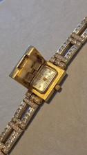 Anne Klein Womens Watch Gold Tone with Crysta...