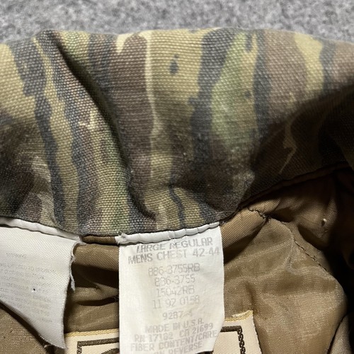 Vtg Walls Coveralls Mens Large Blizzard Pruf Realtree Camo Quilted Insulated - Picture 11 of 15