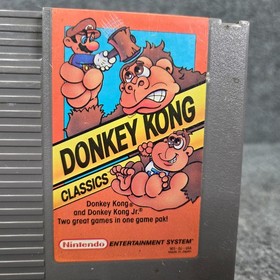DONKEY KONG CLASSICS -- NES Nintendo gioco arcade originale autentico 