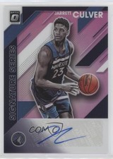 2019-20 Donruss Optic Signature Series Pink Prizm 12/25 Jarrett Culver Auto nd3