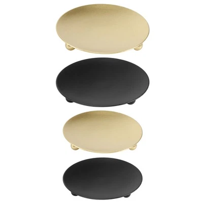4 Pack Platten Kerzen Halter, SäUle Kerzen Halter, für LED & Wachs Ke7572 - Bild 1 von 4