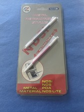 New Metal Stylus 2 Pens Retractable Silver White Pink FOR Nintendo DSi TWL-001