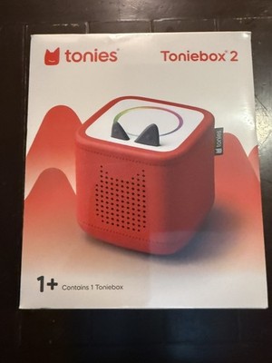 Tonies Toniebox 2 Red Audio Player Kids Story Box New Sealed No Character
