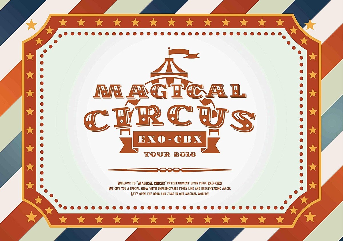 New EXO-CBX Japan [MAGICAL CIRCUS TOUR 2018] Limited 2Blu-ray+CD+