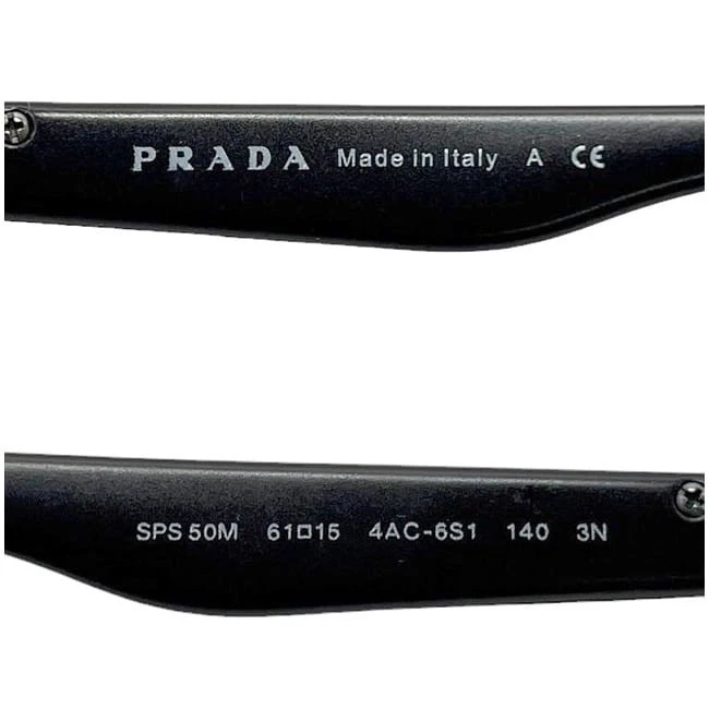 Gafas de sol Prada usadas, marrón degradado deportivo, SPS50M, metal. Este vintage Foto 4 de 4