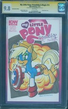 MY LITTLE PONY #13 CGC Comic 9.8 Thomas Zahler Art Applejack As Captain America