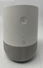 Google Home White Gray Voice Assistant Portable Smart Speaker Not Tested