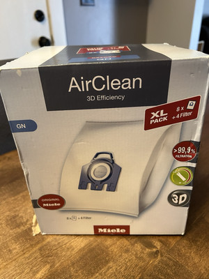 Miele Allergy XL-Pack GN Dust Bag Vacuum 8 Bags & 4 Filters Complete C1 C2 C3