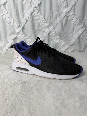 Nike Air Max Tavas Black Blue White Running Sneakers Mens Size 10 705149-025