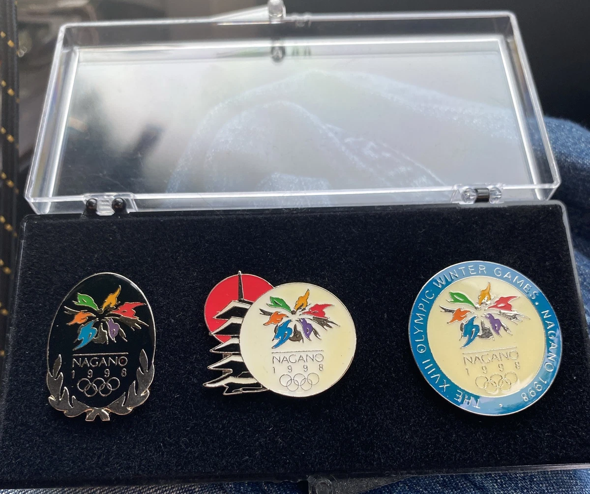 Nagano 1998 Event Olympics Fan Pin, Buttons for sale | eBay
