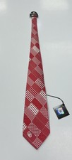 Oklahoma Sooners NCAA Eagles Wings Patchwork 100 Silk Tie