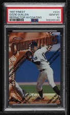 1997 Topps Finest Common - Bronze Refractor Ozzie Guillen PSA 10 GEM MT 0e2x