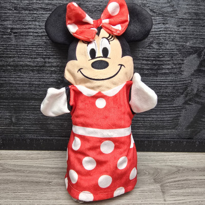 Disney Minnie Mouse Soft Hand Puppet Plush 11''