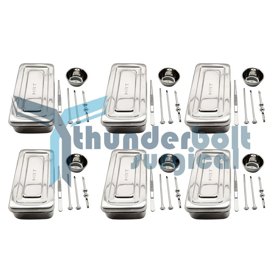 6 conjuntos HRT Trocar 3,5 mm kit de inserção de pellets de substituição hormonal - Imagem 2 de 4