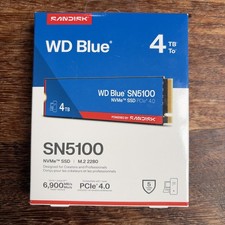 Western Digital Blue SN5100 4TB M.2 NVME SSD, Brand New, Sealed