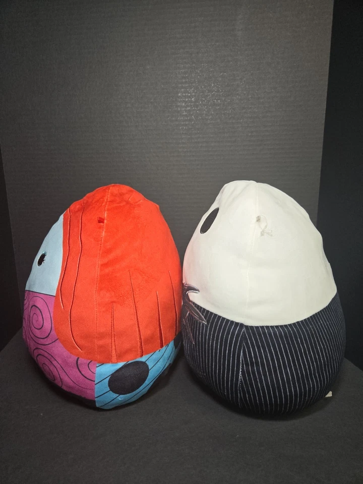 Disney Nightmare Before Christmas Squishmallows 13" Jack Sally Skellington  - Image 2 of 4
