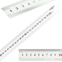 Werkstattlineal Edelstahl Lineal 100Cm Stahllineal Metalllineal StahlmaßStab