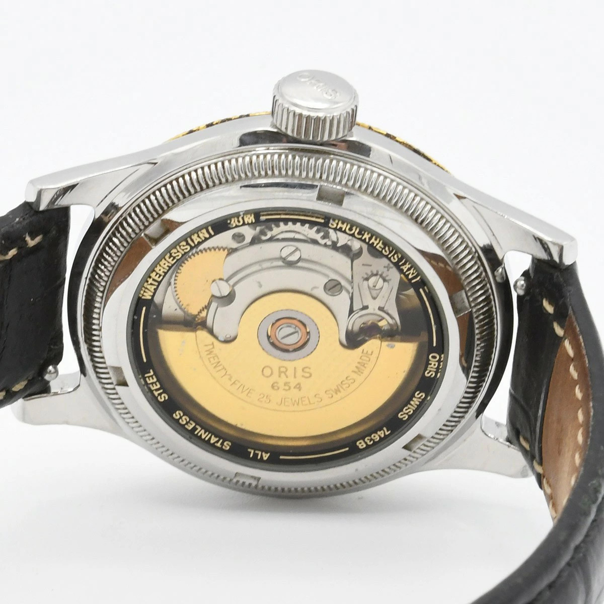 ORIS operation watch Pointer Date 7463B Back skel… - image 6