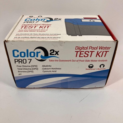 Lamotte Color Q 2x Pro 7 Waterproof Blutooth Digital Pool Water Test Kit 2086