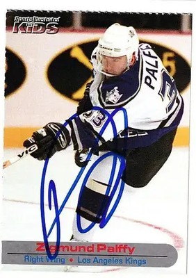Zigmund Palffy signed autographed LA Kings 2001 Sports Illustrated SI Kids card