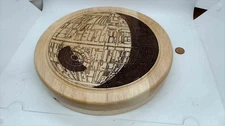 Star Wars Death Star Cheese Board by Toscana / Picnic Time – Licensed Wood Round