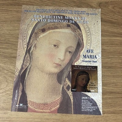 GRAM38 ZEITSCHRIFTENWERBUNG 11X8 JADE: AVE MARIA GREGORIANISCHE GESÄNGE