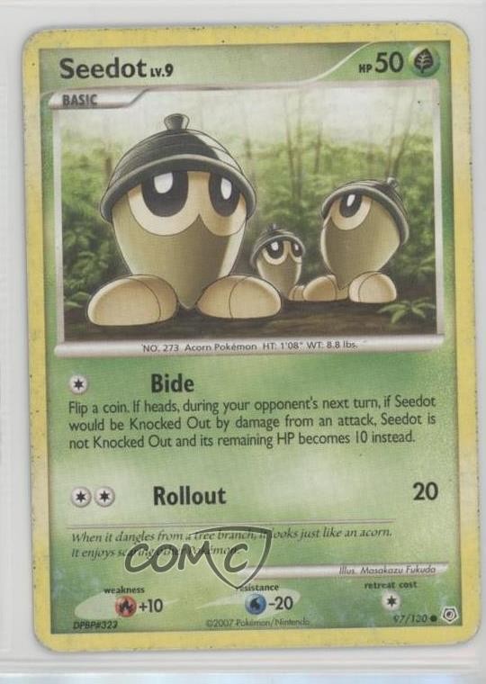 Seedot Pokémon Diamond & Pearl Base Set #97 2007