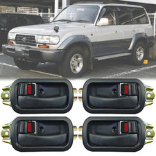 4pcs Toyota Land Cruiser 80 Series Lc80 Inner Door Handle W Cover 1990-1997 New