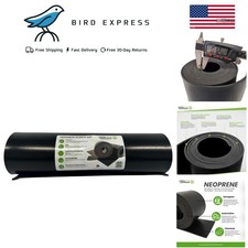 Neoprene Rubber Sheet 125x12x0.125 inches Commercial Grade for Gaskets