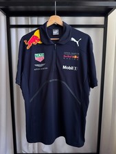 Red Bull Puma Aston Martin Racing 2018 F1 Mens Team Polo Shirt Size L