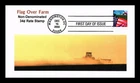 DR JIM STAMPS US COVER FLAG OVER FARM NON-DENOMINATED FDC GINSBURG