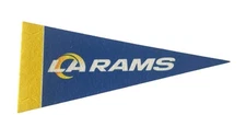 NFL Los Angeles Rams LA  Mini Pennant 4”x9" Wall Decor Flag Football Banner